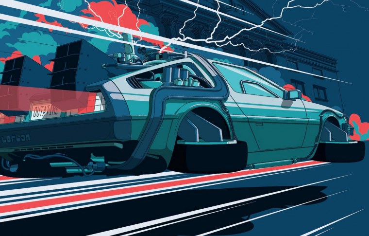 Назад в будущее Марти Макфлай арт