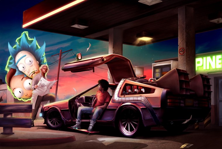 Марти Макфлай и Делориан