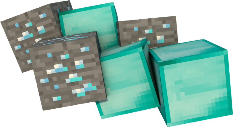 Алмазный блок из МАЙНКРАФТА