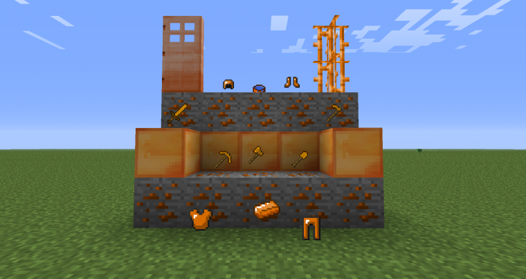 Блок меди в майнкрафт 1.17