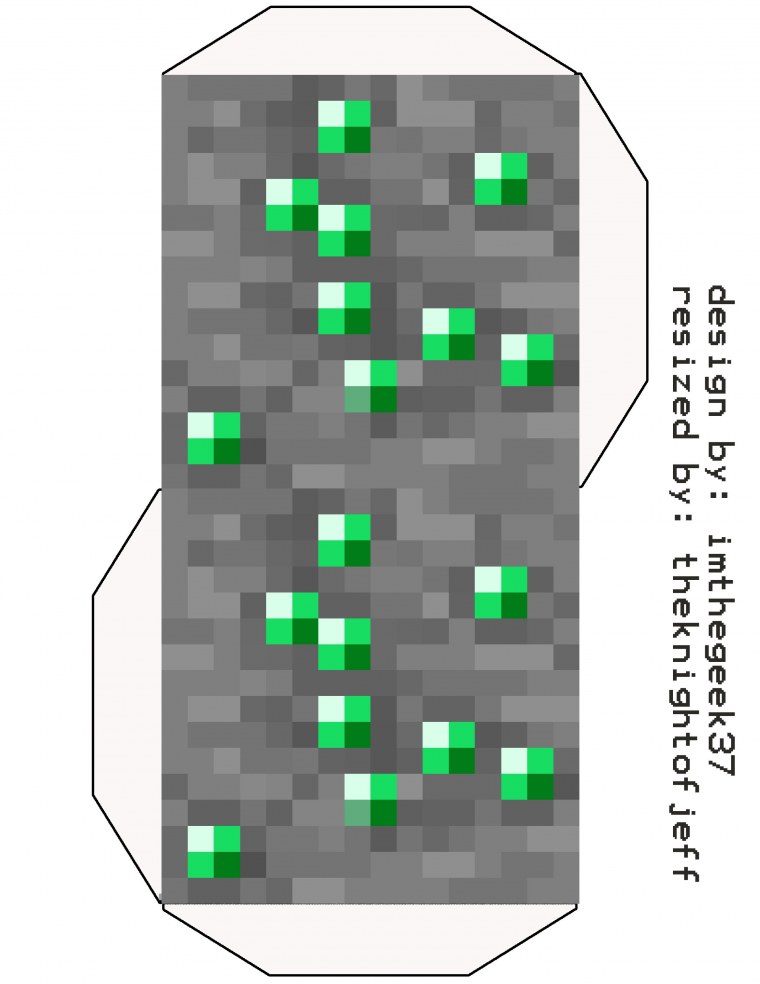 Изумрудная руда майнкрафт