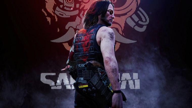 Cyberpunk 2077 Samurai надпись