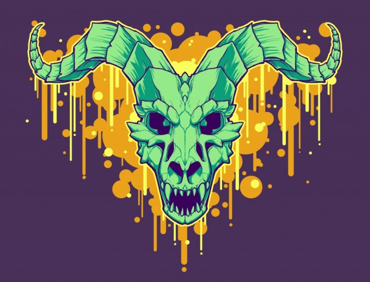 Дракон Минимализм