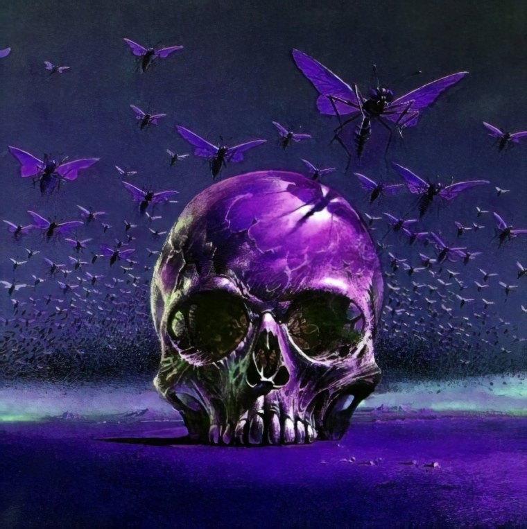 Готическая тематика череп