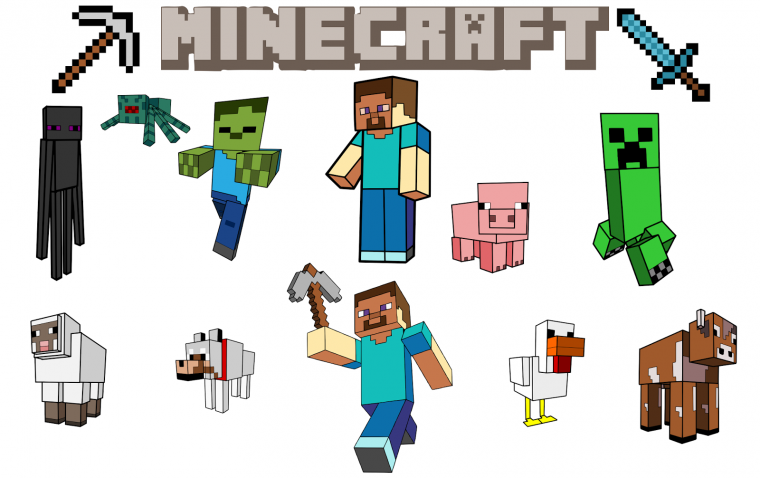Майнкрафт герои