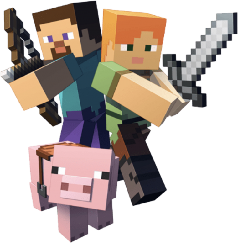 Майнкрафт Стив и Алекс