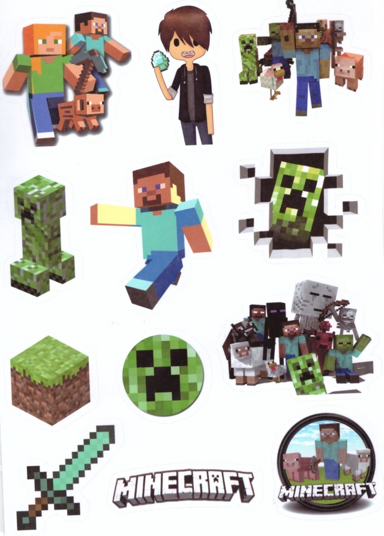 Майнкрафт печать