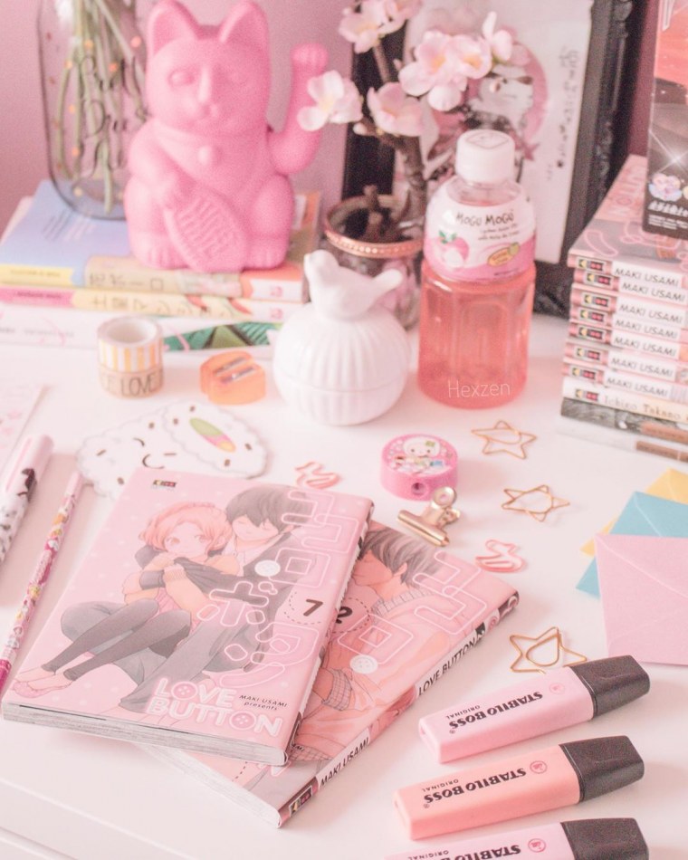 Розовая канцелярия Эстетика