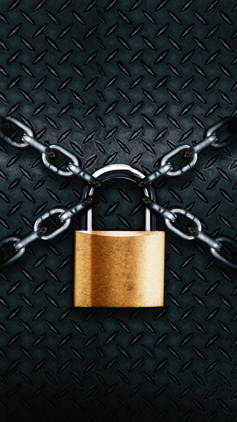 Замочек блокировки на экране