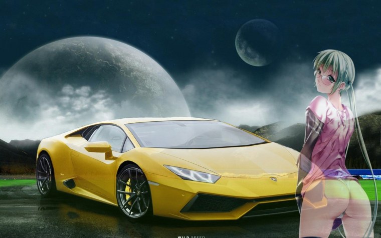 Аниме винил на машину