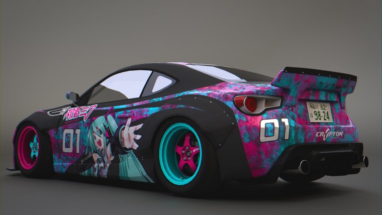 Itasha Наруто