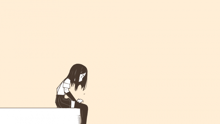 Аниме показывает два пальца