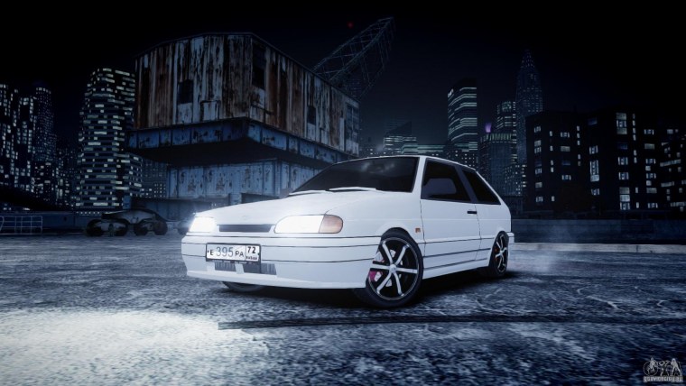 Лада 2114 черная пацанская