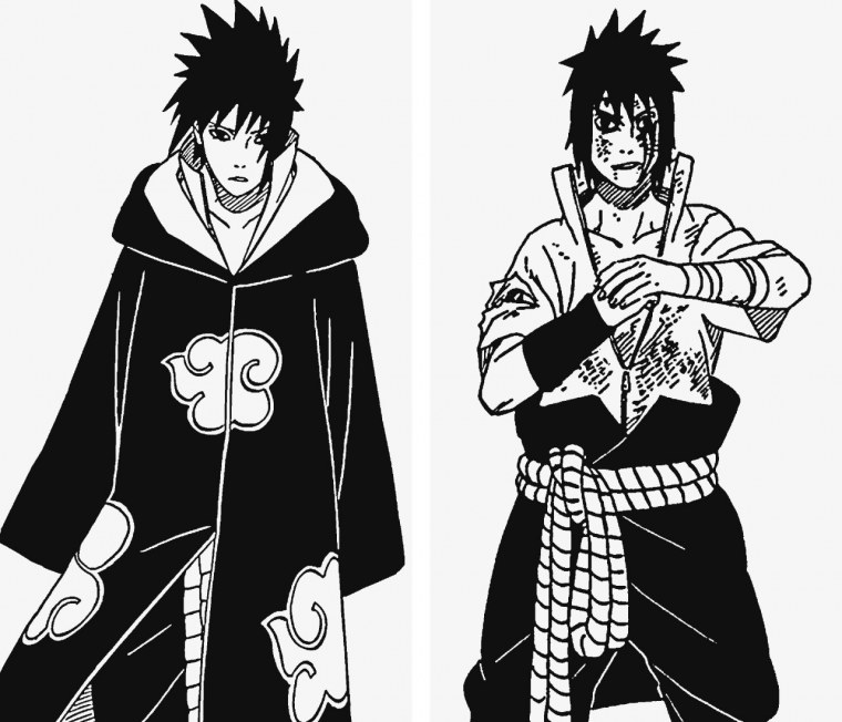 Аниме Наруто раскраска Джирая