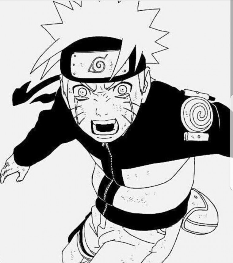 Раскраски Наруто Минато
