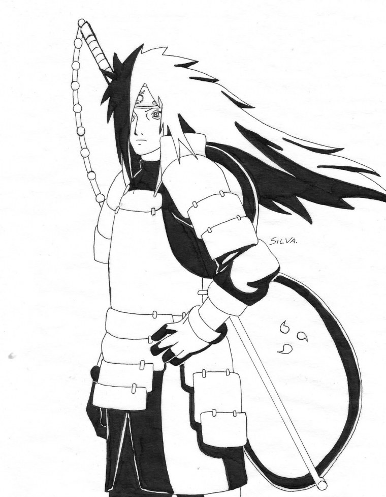 Раскраска аниме Наруто Канкуро