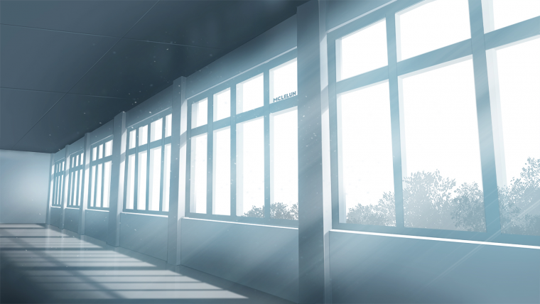 Школьный коридор