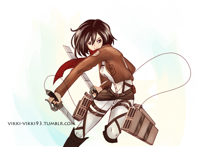 Attack of Titan Mikasa