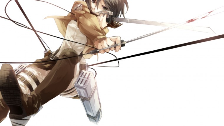 Микаса Аккерман в полный рост