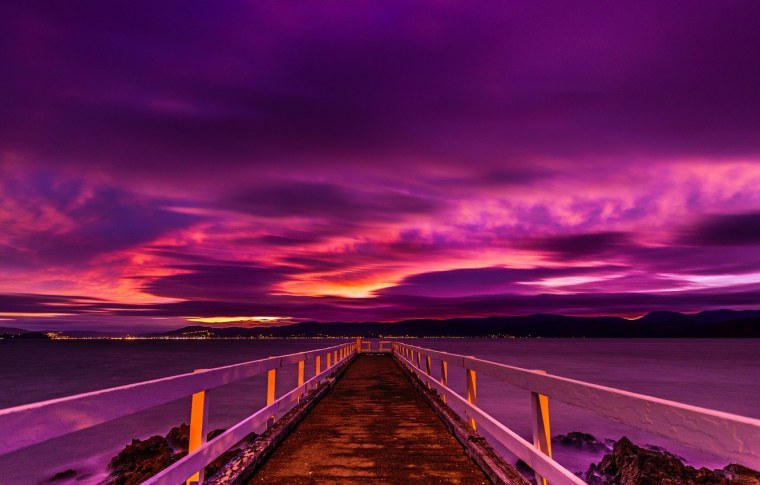 Сиреневый закат