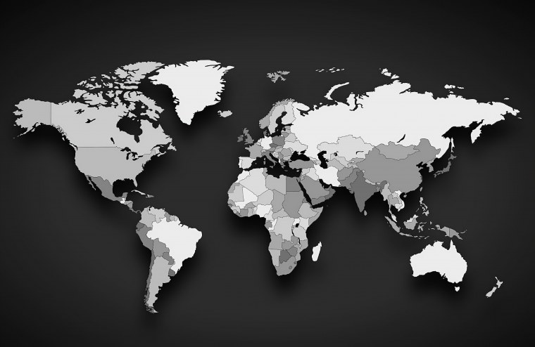 Политическая карта мира контурная карта 5 класс для печати