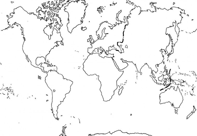 Трафарет карты