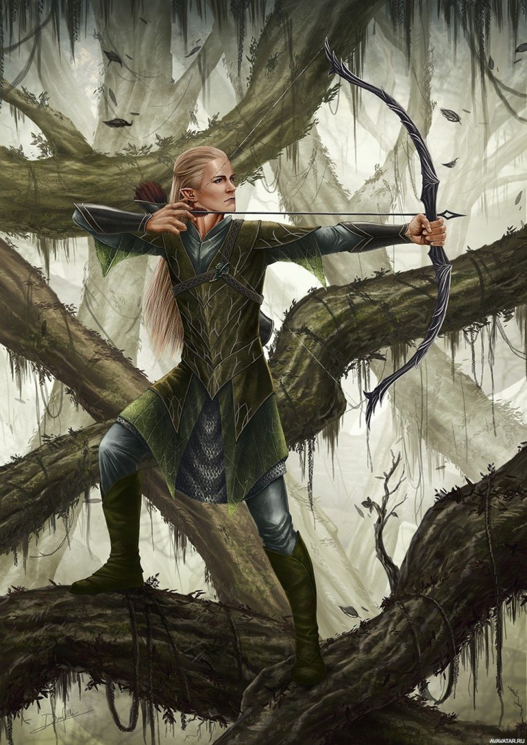 Трандуил и Леголас арт