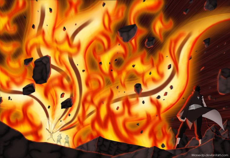 Лёгкие пейзажи из аниме Наруто