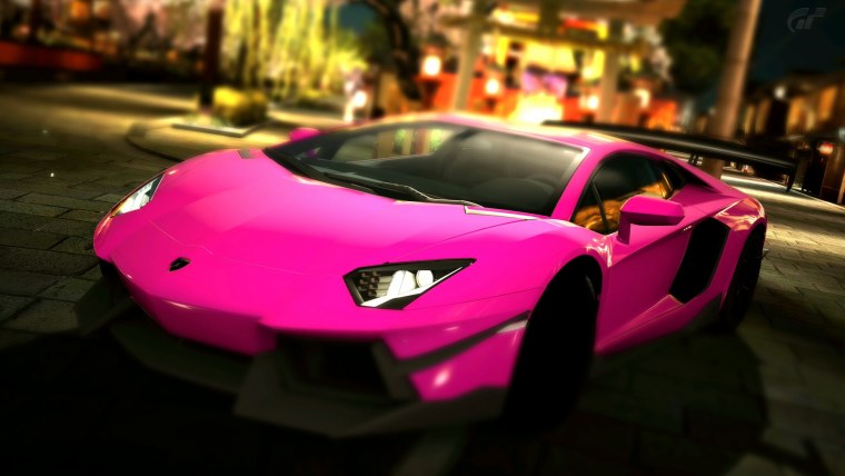 Ламборджини авентадор розовая