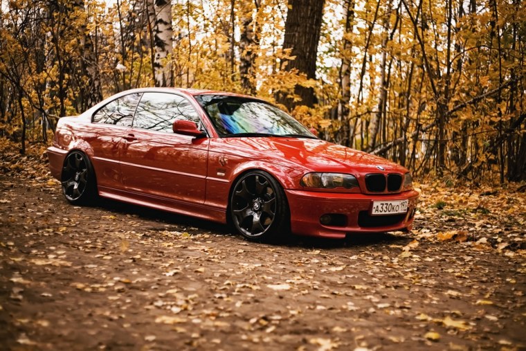BMW e46 Coupe Red