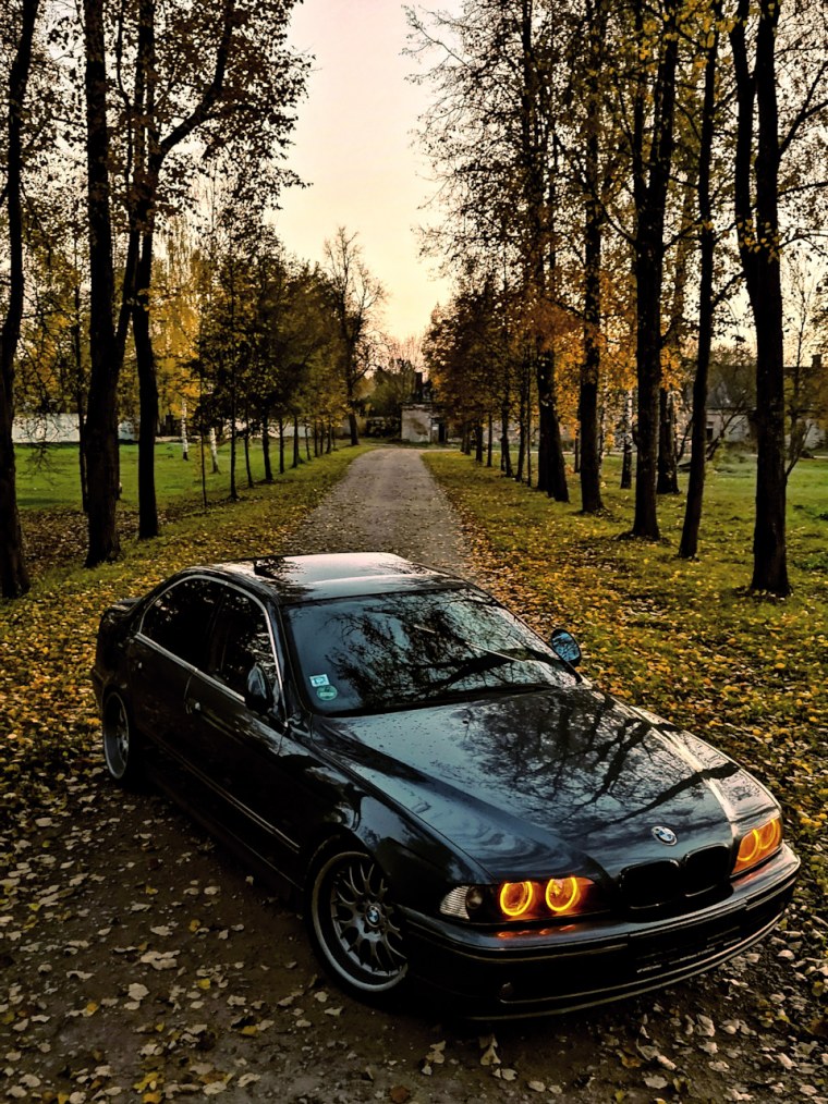 БМВ е39 зимой