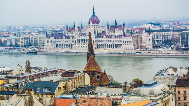 Река Дунай в Венгрии