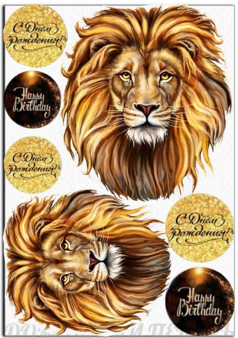 Трафарет Льва