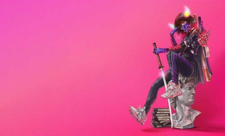 Плакаты в стиле киберпанк