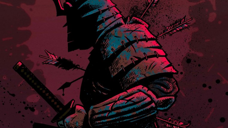 Cyberpunk 2077 Samurai неон