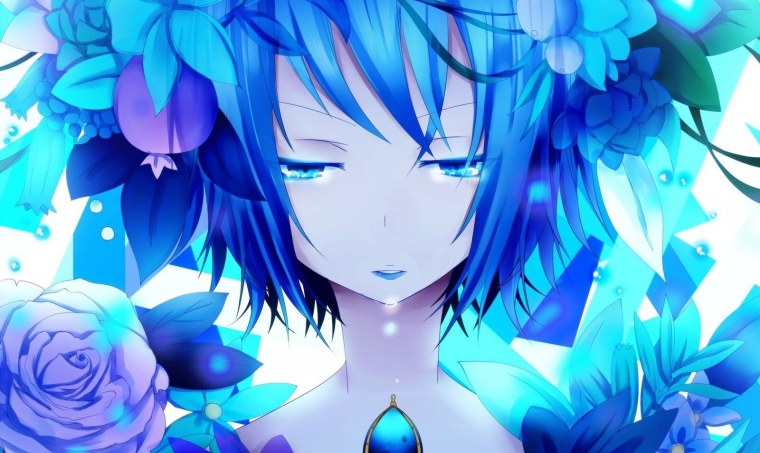 Синие аниме авы