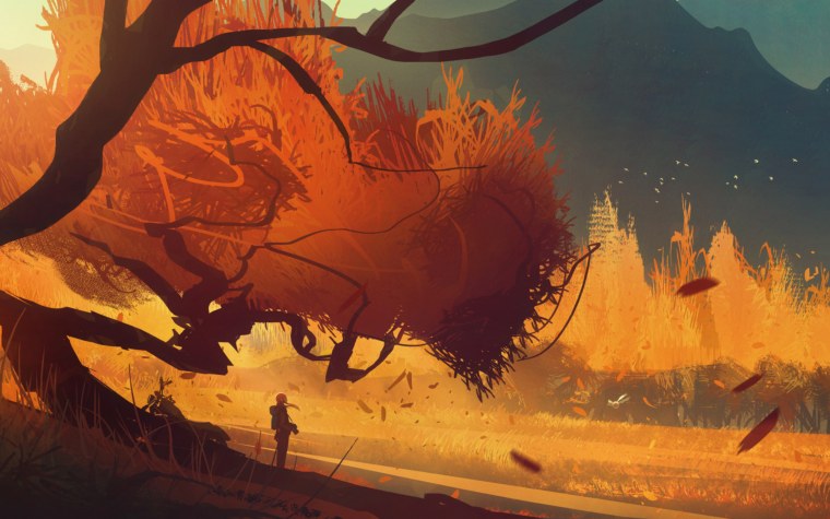 Осенний фон арт