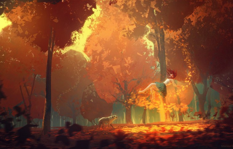 Осень концепт арт