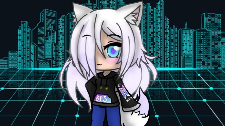 Гача лайф голубой