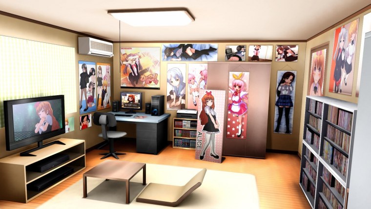 Комната для подростка в стиле аниме