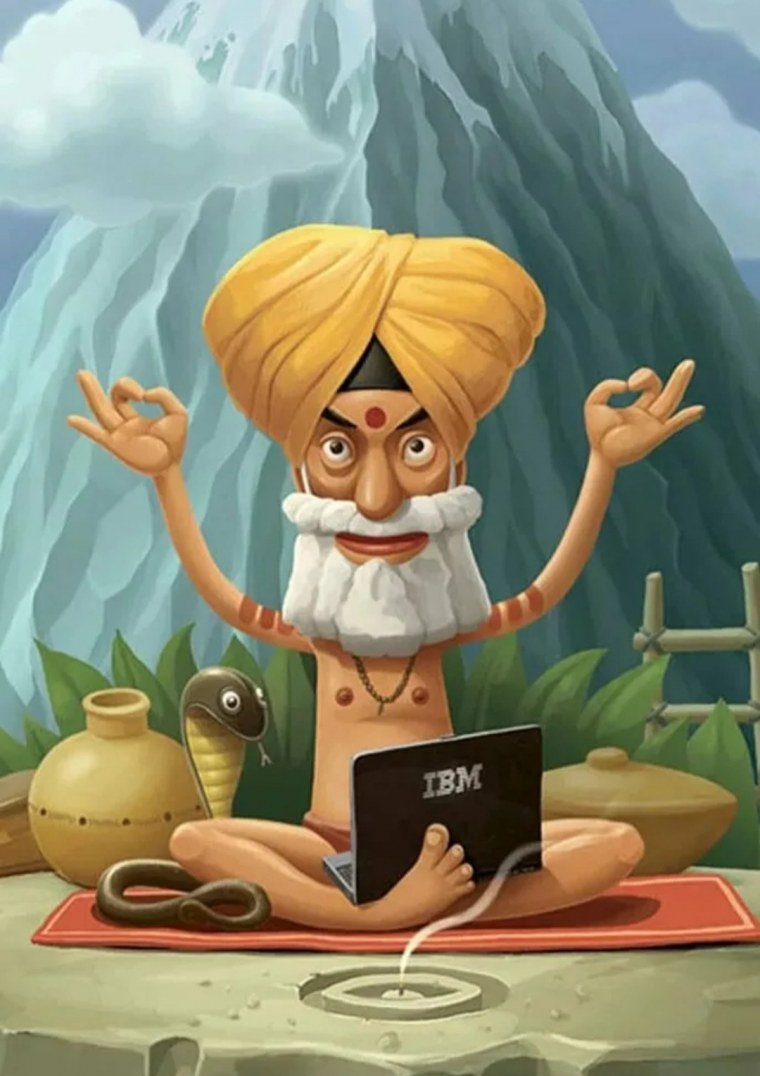 Лемур медитирует