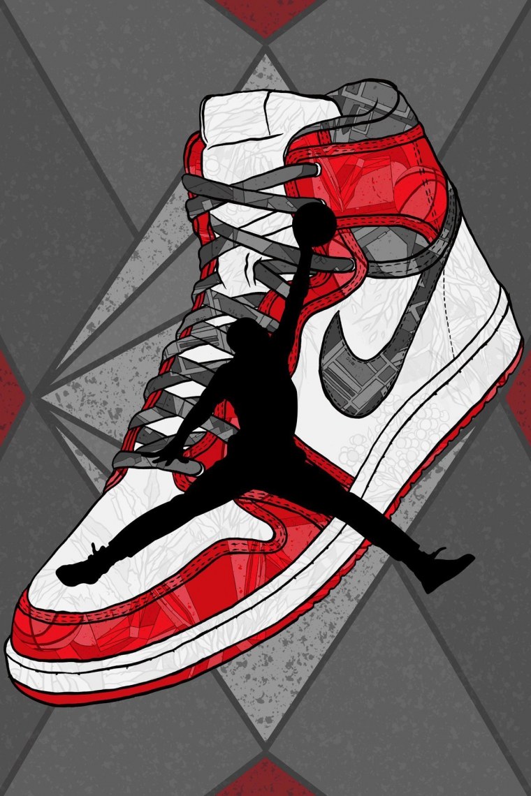 Nike Air Jordan 1 фон