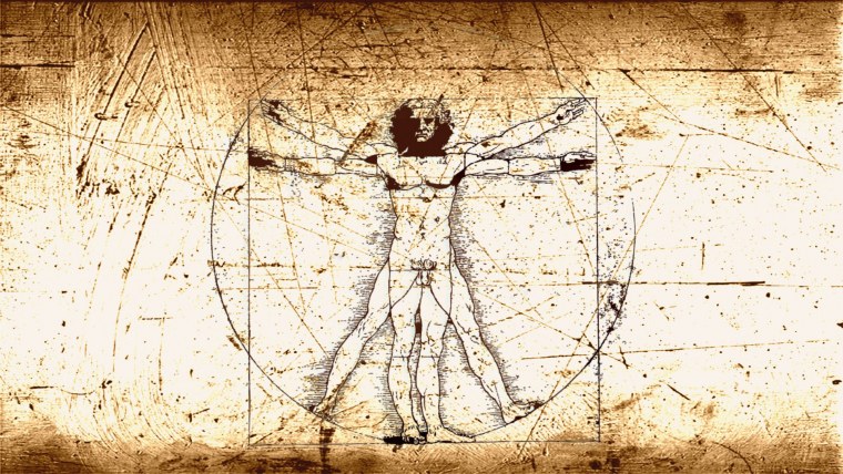 Vitruvian man Leonardo da Vinci
