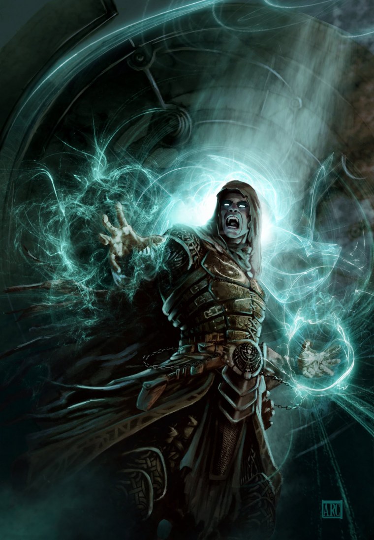 Фэнтези темный маг Колдун некромант