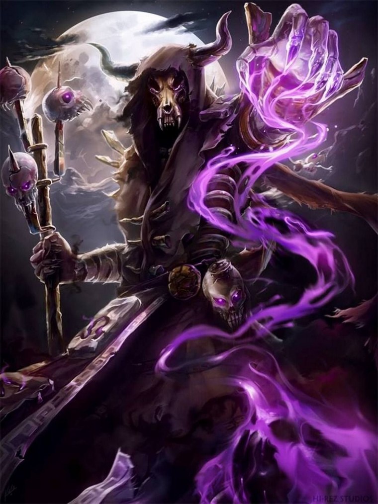 Гадес Бог арт