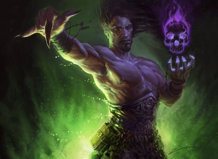 Некромант МТГ арт