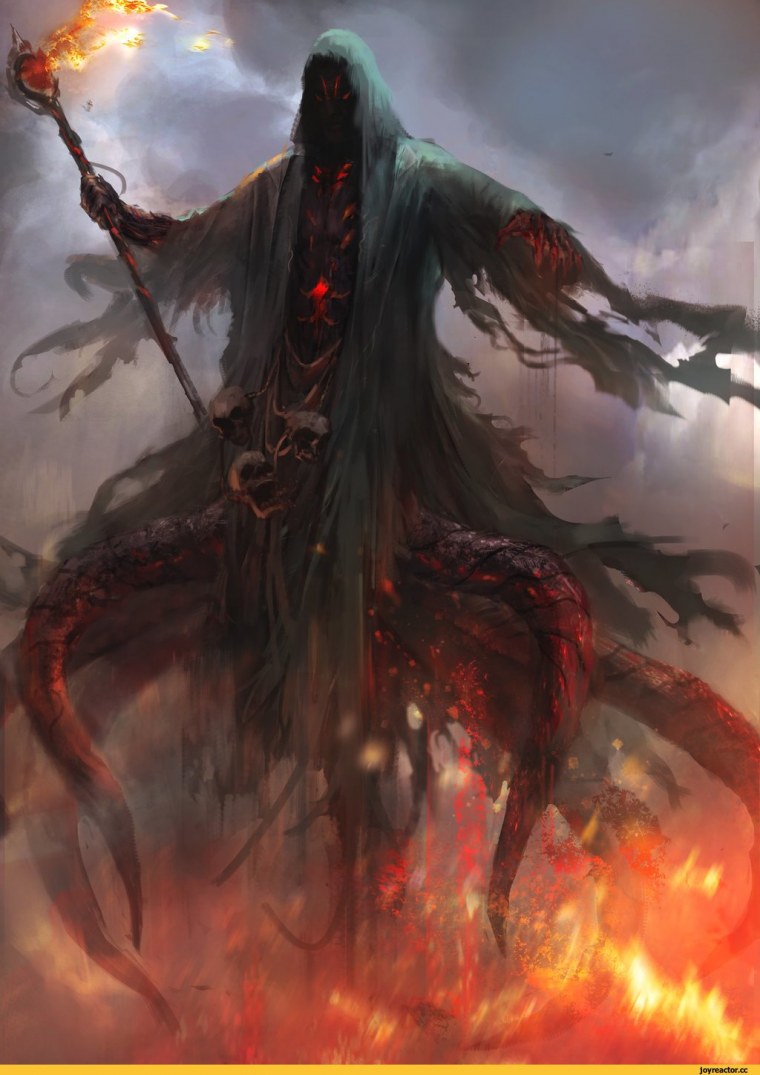 Демон некромант арт