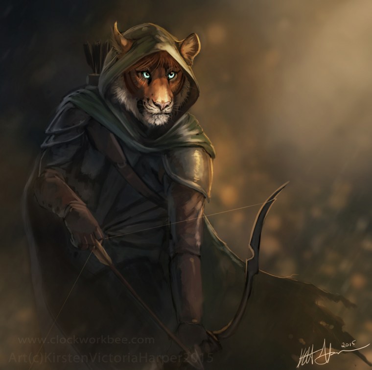 Тигр с сигаретой