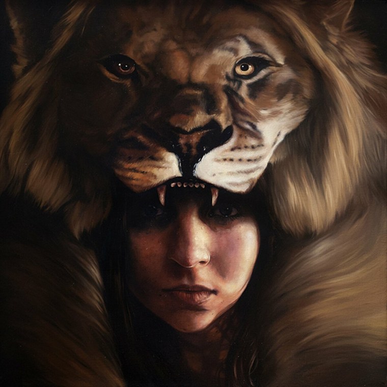 Лев портрет