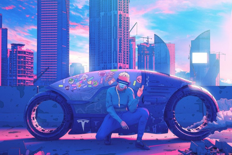 Спортивные машины киберпанк